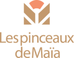 2023 logo les pinceaux de maia maquillage mariages et evenements